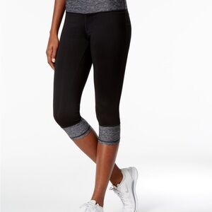 Ideology Women’s Rapidry Colorblocked Athletic capri leggings.